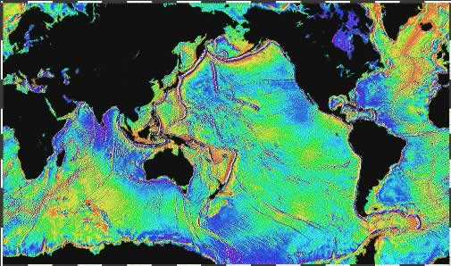Marine Gravity Map