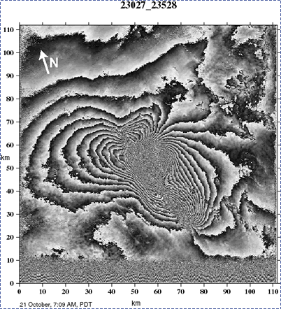 Hector Mine Interferometry image