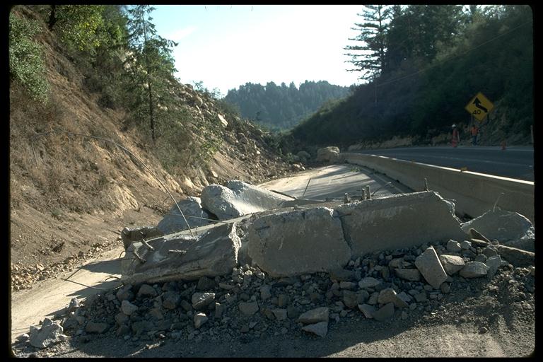 Highway 17 Landslide